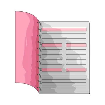 Planner illustration Stock Illustration