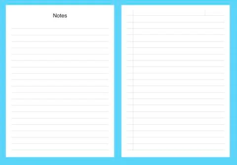 Planner kit, template pages, to do, vector Stock Illustration