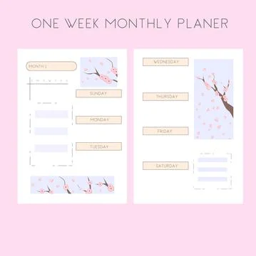 Planner writing sheets vector Stock Illustration