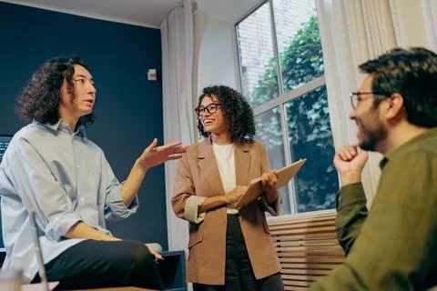 Planning and collaboration, mapping our development plan and coordinating Stock Photos