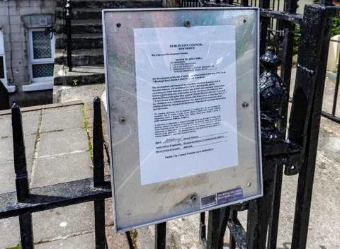 Planning application Dublin, Ireland. Stock Photos