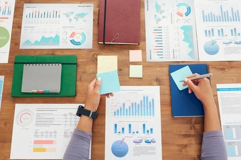 Planning Business Flatlay Background Stock Photos