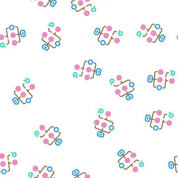 Planning business strategy vector seamless pattern イラスト素材