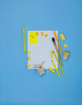Planning the compilation of letters and writing action plans...Planner mock u Stock Photos