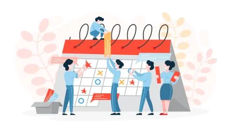 Planning concept. Idea of business plan and strategy. Stock Illustration