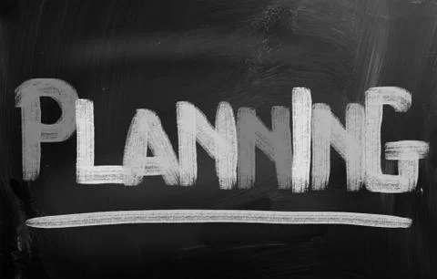 Planning concept 库存插图