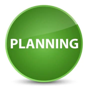 Planning elegant soft green round button Stock Illustration