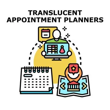 Planning events and scheduling appointments concept Stock Illustration
