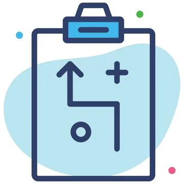 Planning Icon. User interface Vector Illustration, As a Simple Vector Sign .. Illustrazione stock