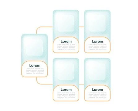 Planning infographic chart design template Illustrazione stock