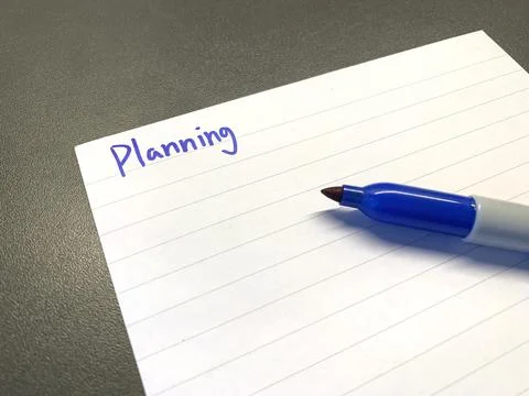 Planning notes 写真素材