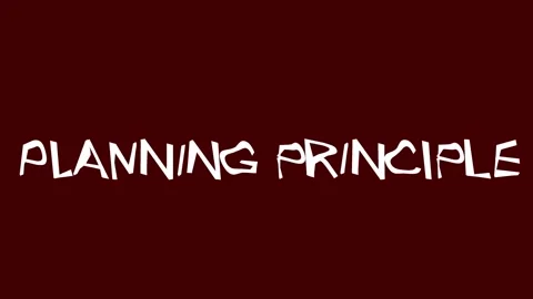 PLANNING PRINCIPLE Video stock 327773479