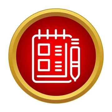 Planning schedule with to do list and pen icon Stock-Illustration