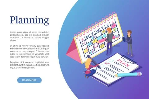 Planning of Schedule, Working Tasks Optimization イラスト素材