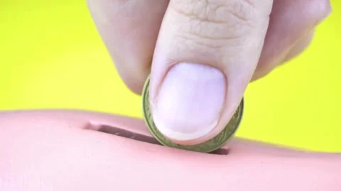 Planning step up, saving money for future plan, retirement fund. Business Stock Footage 265935639