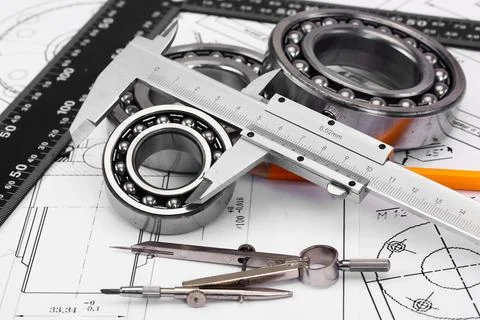 Planning of technical projects. Stock Photos