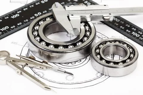 Planning of technical projects. Stock Photos