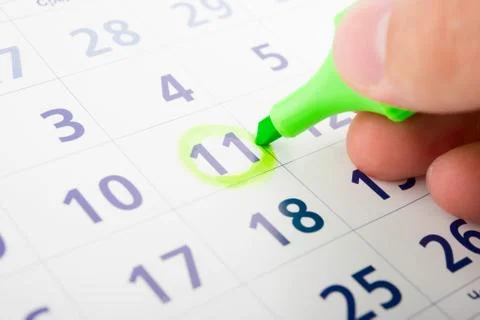 Planning of work time Stock Photos