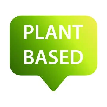 Plant based icon vector healthy food symbol vegan badge, vegetarian sign fo.. イラスト素材