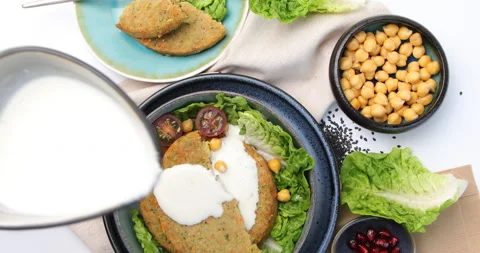 Plant based meat, top view Stock Footage 227268154