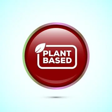 Plant based product icon design illustration. plant based food, natural ing.. Ilustración de archivo