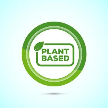 Plant based product icon design illustration. plant based food, natural ing.. Ilustración de archivo