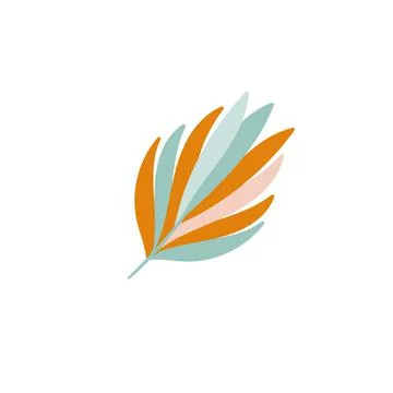 Plant in boho style Stock Illustration