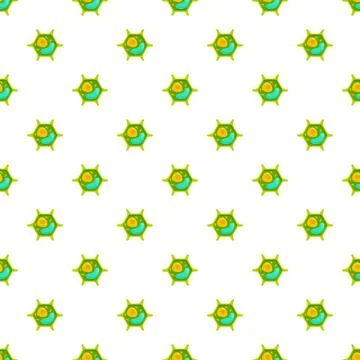Plant cell structure microscopic biology repeating pattern Stock Illustration