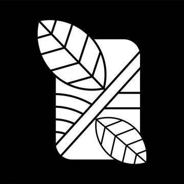 Plant cube logo Stock Illustration