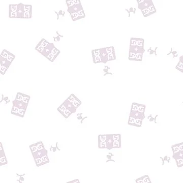 Plant dna selection glyph vector seamless pattern イラスト素材