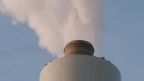 Plant emissions, environment pollution concept. Stock Footage 125597464