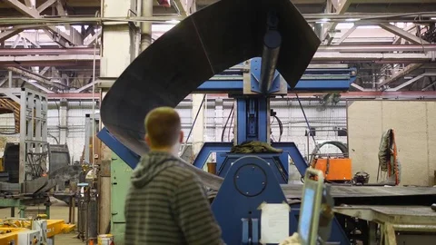 Plant. Engineering production. Stock Footage 82810971