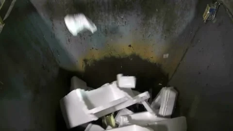 Plant environmental dump dirty pollution recycling garbage industrial recycle 動画素材 334662199
