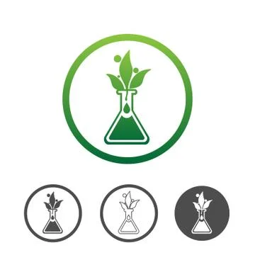 Plant Extract Icon Stock Illustration
