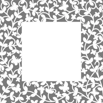 Plant frame Stock Illustration