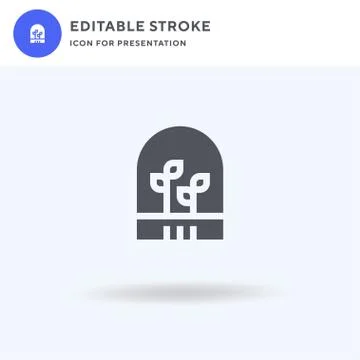 Plant icon vector, filled flat sign, solid pictogram isolated on white, logo  イラスト素材