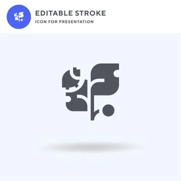 Plant icon vector, filled flat sign, solid pictogram isolated on white, logo Stock Illustration