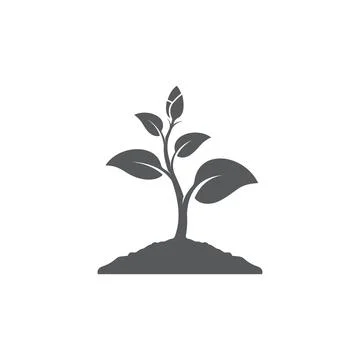 Plant icon vector Stock Illustration
