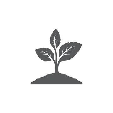 Plant icon vector Stock Illustration