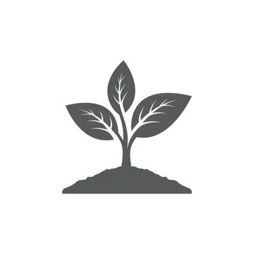 Plant icon vector Stock Illustration