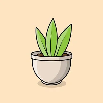 A Plant Stock Illustration