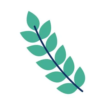 Plant leaf icon Stock Illustration