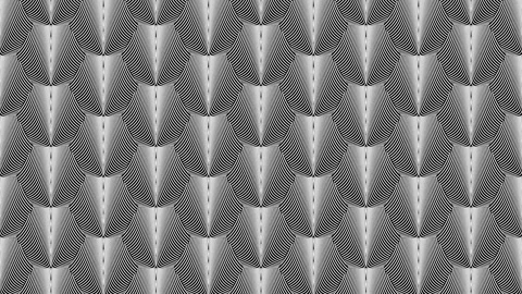 Plant leaf pattern on black background loop. Creative hypnotic design backd.. 스톡 동영상 229518115