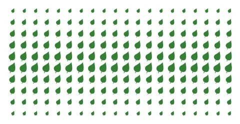 Plant Leaf Shape Halftone Pattern 库存插图