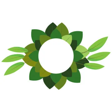 Plant ornament object Stock Illustration