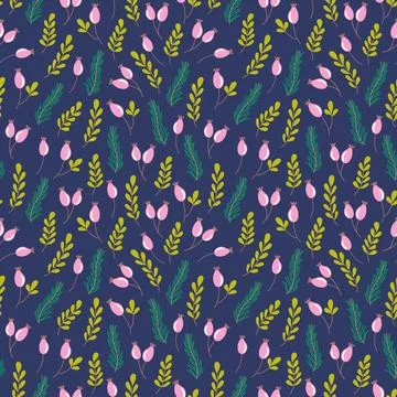 Plant pattern Stock Illustration