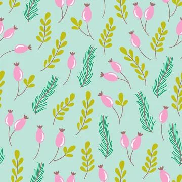 Plant pattern Stock Illustration