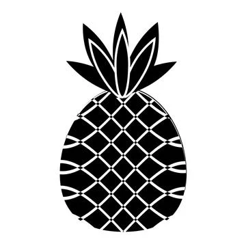 Plant pineapple icon cartoon vector. Ananas fruit Stock Illustration