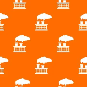 Plant pipe with smoke pattern seamless Stock Illustration