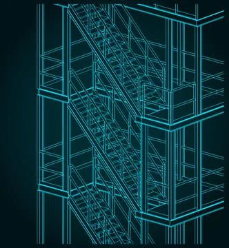 Plant platform close up Stock Illustration
